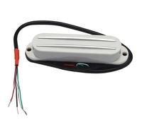 Pastilla De Guitarra Eléctrica Guitarra Eléctrica ST De Seis Cuerdas Pastilla De Doble Bobina Alta Sensibilidad Bajo Nivel De Ruido Pastilla De Doble Pista Pequeña Varios Colores(White)