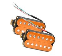 Pastilla De Guitarra Eléctrica Humbucker Colorida, Pastilla Dividida, Pastilla De Doble Bobina, 4 Cable De Conducta N-7.5K/B-15K pastilla de guitarra clasica (Color : Orange)