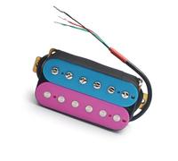 Pastilla De Guitarra Eléctrica Humbucker Pastilla Divisoria De Doble Bobina 4 Cable De Conducta Salida N-7.5K/B-15K Azul/púrpura pastilla de guitarra clasica (Color : Neck Pickup)