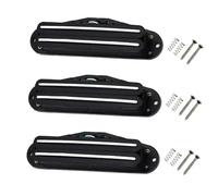 Pastilla De Guitarra Eléctrica Juego De 3 Pastillas De Bobina Simple SSS, Pastillas Humbucker Hot Rails De Cerámica Negra Para Accesorios De Piezas De Guitarra Eléctrica ST