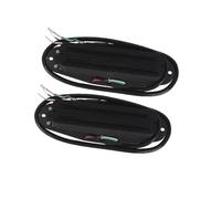 Pastilla De Guitarra Eléctrica Juego De Pastillas Humbucker Alnico 5 Hot Dual Rails 9K+12K Para Piezas De Guitarra Eléctrica(Black)