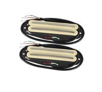Pastilla De Guitarra Eléctrica Juego De Pastillas Humbucker Alnico 5 Hot Dual Rails 9K+12K Para Piezas De Guitarra Eléctrica(Yellow)