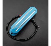 Pastilla De Guitarra Eléctrica Mini Humbucker Dual Rail 9K Humbucker Twin Blade Pickup Para Guitarra Eléctrica FD ST Reemplazo Multicolor(Blue 2)