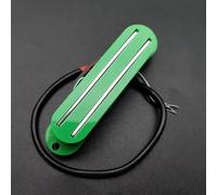 Pastilla De Guitarra Eléctrica Mini Humbucker Dual Rail 9K Humbucker Twin Blade Pickup Para Guitarra Eléctrica FD ST Reemplazo Multicolor(Green)