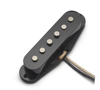 Pastilla De Guitarra Eléctrica Pastilla De Bobina Simple Alnico 3 Con Columna Magnética Escalonada, Clip De Cable De Cartón De Fibra Con Carcasa Para Guitarra Eléctrica ST(Bridge)