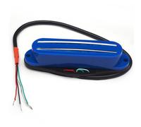 Pastilla De Guitarra Eléctrica Pastilla De Doble Bobina Especificaciones De Bobina Simple Pastilla Pequeña De Doble Pista Imán Alnico 5 Adecuada Para Guitarra Eléctrica ST(Blue 1)