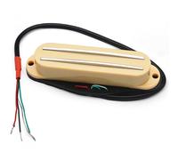 Pastilla De Guitarra Eléctrica Pastilla De Doble Bobina Especificaciones De Bobina Simple Pastilla Pequeña De Doble Pista Imán Alnico 5 Adecuada Para Guitarra Eléctrica ST(Yellow)