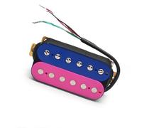 Pastilla De Guitarra Eléctrica, Pastilla Divisoria Humbucker, Pastilla De Doble Bobina, 4 Cables Conductores, Salida De N-7.5K/B-15K, Azul Y Morado pastilla de guitarra clasica (Color : Bridge Pickup