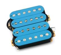 Pastilla De Guitarra Eléctrica, Pastilla Divisoria Humbucker, Pastilla De Doble Bobina, 4 Cables Conductores, Salida De N-7.5K/B-15K, Azul Claro pastilla de guitarra clasica (Color : Neck and Bridge