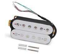 Pastilla De Guitarra Eléctrica, Pastilla Divisoria Humbucker, Pastilla De Doble Bobina, 4 Cables Conductores, Salida De N-7.5K/B-15K, Color Blanco pastilla de guitarra clasica (Color : Bridge Pickup
