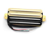 Pastilla De Guitarra Eléctrica Pastilla Doble De Cuatro Bobinas Tipo Riel De Alto Rendimiento Estilo Metálico Adecuada Para Guitarra Eléctrica ST TL LP(Yellow 1)