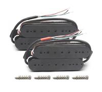 Pastilla de guitarra eléctrica Pastilla Eléctrica En Forma De Abanico 7 Cuerdas Bobina Dual N 8.8K/B 14.2K Salida De Cable De 4 Núcleos(N and B)