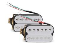 Pastilla De Guitarra Eléctrica Pastilla Humbucker De Doble Bobina Para Guitarra Eléctrica Cuatro Conductos Con Protección Para Puente De 15000kilómetros O Para Mástil De 7,5000kilómetros(B+N 9)
