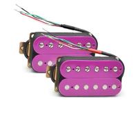 Pastilla De Guitarra Eléctrica Pastilla Humbucker De Doble Bobina Para Guitarra Eléctrica Cuatro Conductos Con Protección Para Puente De 15000kilómetros O Para Mástil De 7,5000kilómetros(B+N 7)