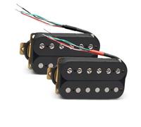 Pastilla De Guitarra Eléctrica Pastilla Humbucker De Doble Bobina Para Guitarra Eléctrica Cuatro Conductos Con Protección Para Puente De 15000kilómetros O Para Mástil De 7,5000kilómetros(B+N 1)