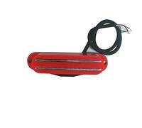 Pastilla De Guitarra Eléctrica Pastilla Humbucker Twin Blade Mini Humbucker Dual Rail 13K Para Guitarra Eléctrica FD ST De Repuesto Multicolor(Red)