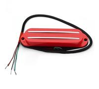 Pastilla De Guitarra Eléctrica Pastilla Humbucker Twin Blade Mini Humbucker Dual Rail 9K Para Guitarra Eléctrica FD ST De Repuesto Multicolor(Red)