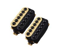 Pastilla de Guitarra eléctrica Pastillas De Guitarra Eléctrica De Doble Bobina Ajustable Humbucker Cuello/Media/Puente Recogidas Pastilla Guitarra eléctrica (Color : Neck and Bridge)