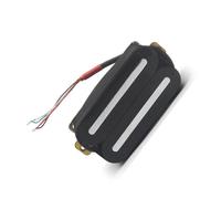 Pastilla de guitarra eléctrica Pastillas De Guitarra Eléctrica De Doble Vía Súper Potentes N 10K/B 16K Bobina De Cerámica(Black Silver N)