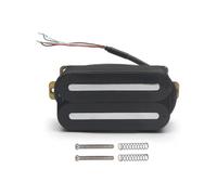 Pastilla de guitarra eléctrica Pastillas De Guitarra Eléctrica De Doble Vía Súper Potentes N 10K/B 16K Bobina De Cerámica(Black Silver B)