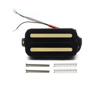 Pastilla de guitarra eléctrica Pastillas De Guitarra Eléctrica De Doble Vía Súper Potentes N 10K/B 16K Bobina De Cerámica(Black Gold N)