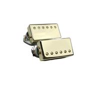 Pastilla De Guitarra Eléctrica Profesional 1 Juego De Pastillas De Guitarra Alnico V BB1 BB2 Serie Humbucker Pickup 4C Para Guitarra Eléctrica GIB (Color : Gold)