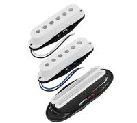 Pastilla De Guitarra Eléctrica Profesional Juego De Pastillas De Bobina Única Alnico 5 SSS Pastilla De Rieles Duales Calientes Para Guitarra Eléctrica Con Tornillos Y Resortes 3 Uds.