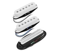 Pastilla De Guitarra Eléctrica Profesional Juego De Pastillas De Guitarra Alnico 5 SSS, Pastillas De Bobina Única Y Rieles Duales Calientes Para Piezas De Guitarra Eléctrica, Color, 3 Uds.