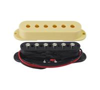 Pastilla De Guitarra Eléctrica Profesional Pastilla De Cerámica Con Rieles Duales Pastilla De Bobina Única Rieles Duales Calientes Para Piezas De Guitarra Eléctrica ST/SSS 3 Uds (Color : Yellow)