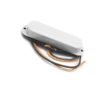 Pastilla De Guitarra Eléctrica Sellada Alnico 5 Bobina Única Hecha A Mano 5.4/5.4 O 5.6 K Varios Colores Disponibles Puente de guitarra eléctrica pastilla eléctrica(White Middle)