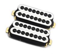 pastilla de guitarra Humbucker De Guitarra Eléctrica De Doble Bobina De 8 Cuerdas, Pastilla De División De Bobina Ajustable Hexagonal Grande, Piezas De Guitarra De Salida N10K/B15K (Color : 1Set with