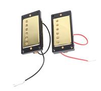 Pastilla de Guitarra, Instalación Sencilla Sonido Rico Potente Pastilla de Salida de Puente Buena Compatibilidad para Grabación de Música (Color Dorado)