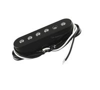 pastilla de guitarra Pastilla De Bobina Única De Polo Escalonado, 1 Unidad, Para Accesorios De Guitarra Eléctrica (Color : Black Neck)