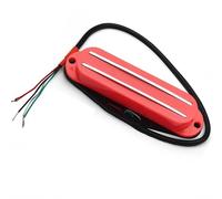 pastilla de guitarra Pastilla Doble Mini Humbucker Dual Rail 9K Para Reemplazo De Guitarra Eléctrica (Color : Pink)