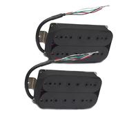 pastilla de guitarra Pastilla Humbucker, Pastilla De Puente De Guitarra Eléctrica De Doble Bobina, Accesorios De Guitarra Negros, Sonido Cálido, Negro (Color : Neck and Bridge)