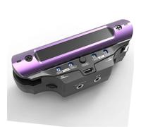 Pastilla De Guitarra Preamplificador Pastilla De Boca Con Control De Volumen Y Tono Accesorios Para Guitarra Acústica(Purple)