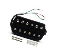 Pastilla de guitarra profesional de doble bobina, pastilla de guitarra eléctrica, altura ajustable y impedancia de salida, doble bobina eléctrica