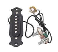 Pastilla de Guitarra, Tono de Volumen de 6 Cuerdas Pastilla de Boca de Guitarra Tono Clido de con Bobina de Cobre para Guitarras Acsticas