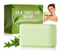 Pastilla de Jabón con Aceite de Árbol de Té - Jabón Sólido para el Cuidado de la Piel, Limpieza Natural para Todo el Cuerpo