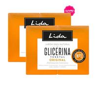 Pastilla de Jabón de Glicerina Lida 4 x 125g - Elaboración Tradicional y Cuidado Natural de la Piel