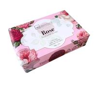 Pastilla de jabón rosas: 100 grs