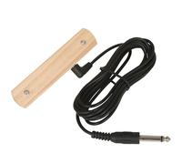 Pastilla de madera para guitarra, pastilla externa pasiva de madera, enchufe externo de 6,35 mm para guitarra eléctrica folk