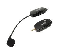 Pastilla de Micrófono Erhu Inalámbrico 2,4G, Plug and Play, Reducción de Ruido, Material ABS Duradero, con Adaptador de 3,5 Mm a 6,35 Mm, para Instrumentos Erhu