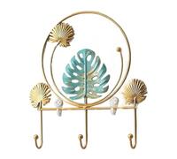 Pastilla de Pelaje Montada en la Pared de Belupai con Ganchos, Percha de Pared Decorativa de Hierro Forjado para el Soporte de la Llave de Entrada de la Llave del (Tortuga)