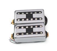 pastilla de puente Cubierta De Latón Estilo H Bobina Para Pastilla De Guitarra Eléctrica Pastilla Divisoria Humbucker Doble Bobina N7.5K/B15K Salida Negra/cromada(E)