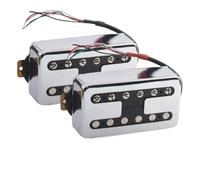 pastilla de puente Cubierta De Latón Para Pastilla De Guitarra Eléctrica Pastilla Divisoria Humbucker Pastilla De Doble Bobina N7.5K/B15K Salida Negra/cromada(E)