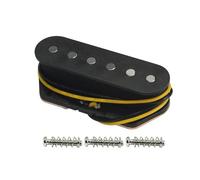 Pastilla de puente de guitarra Aln-ico 5 TL, pastilla de bobina simple negra for guitarra eléctrica