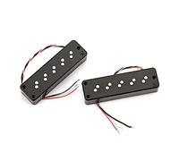 Pastilla de puente de guitarra de repuesto precableado, pastilla de guitarra de 5 cuerdas, adecuada para guitarra eléctrica, bajo, pastillas de guitarra eléctrica precableadas y kit de cubiertas de