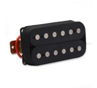 pastilla de puente Guitarra Eléctrica De 6 Cuerdas Pastilla De Doble Bobina Modificación De Línea De Guitarra Accesorios De Guitarra Pastilla(Black neck)