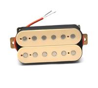 pastilla de puente Guitarra Eléctrica De 6 Cuerdas Pastilla De Doble Bobina Modificación De Línea De Guitarra Accesorios De Guitarra Pastilla(Yellow neck)